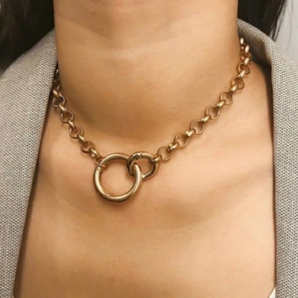 NEW 18K Round Pendant Chain Necklace - Picture 2 of 5